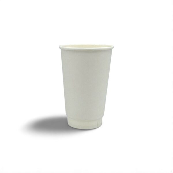 Empress™ Double Wall Paper Hot Cup - 16 oz., White